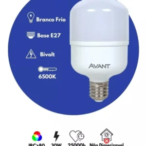 Lâmpada led 30w Avant UN