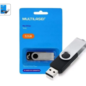 Pendrive 32 gb Twist cinza Multilaser UN