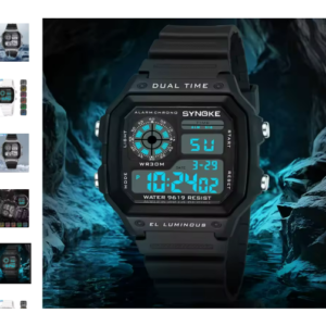 Relógio digital G231 Pop preto UN