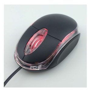 Mouse com fio Pop preto UN