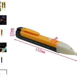 Detector de corrente elétrica e voltagem + 2 pilhas alcalinas AA Kit