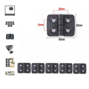 Dobradiças universal em Nylon Plástico Kit 2X1