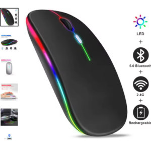 Mouse sem fio RGB recarregável Pop