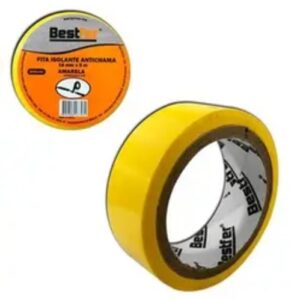 Fita isolante Bestfer amarela 5m UN