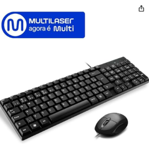 Teclado  e mouse com fio CF50 Kit UN