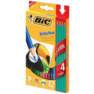 Lápis de cor Bic Evolution cx 12 cores (cópia)